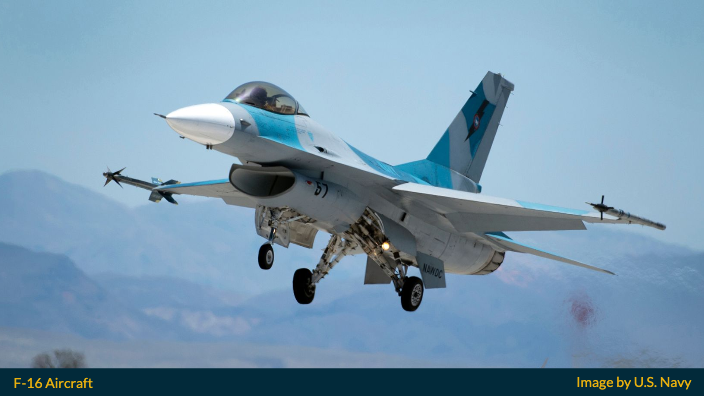 F-16 used in adversary training