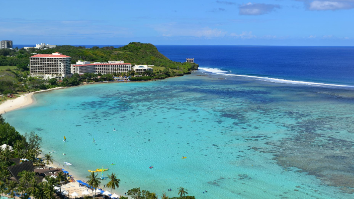 Navy nurse stationed in Guam
