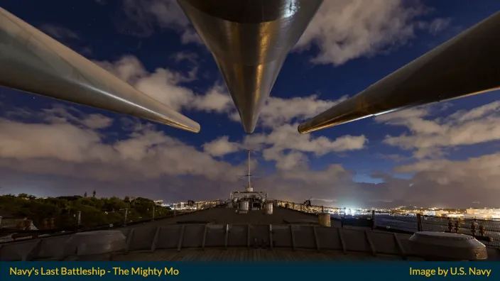 Navy's last battleship USS Missouri Mighty Mo - Image