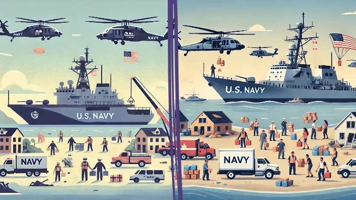 U.s. Navy Humanitarian Aid Image